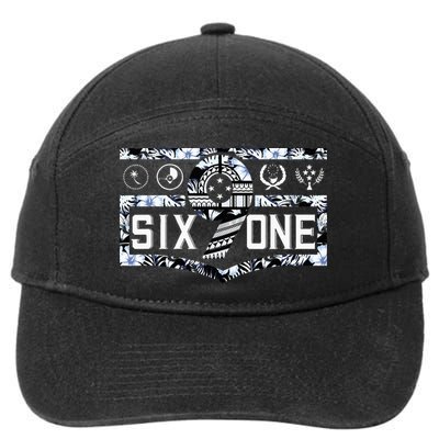 Micronesia 691 Pohnpei Chuuk Yap Kosrae 7-Panel Snapback Hat