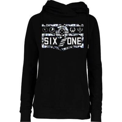 Micronesia 691 Pohnpei Chuuk Yap Kosrae Womens Funnel Neck Pullover Hood