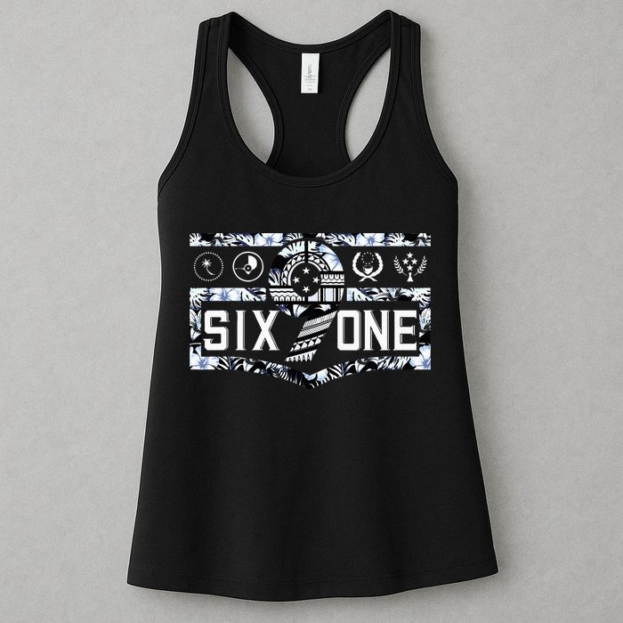 Micronesia 691 Pohnpei Chuuk Yap Kosrae Womens Tank Top