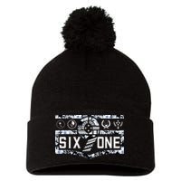 Micronesia 691 Pohnpei Chuuk Yap Kosrae Pom Pom 12in Knit Beanie