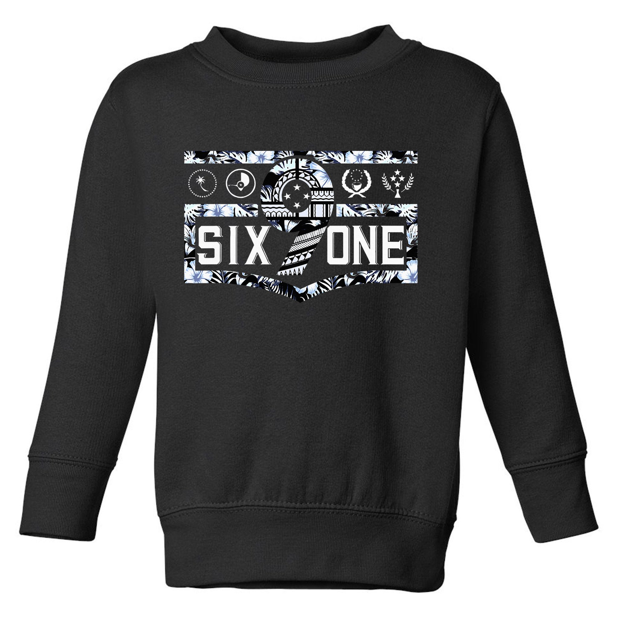 Micronesia 691 Pohnpei Chuuk Yap Kosrae Toddler Sweatshirt