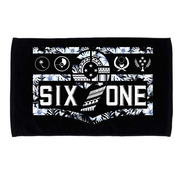 Micronesia 691 Pohnpei Chuuk Yap Kosrae Microfiber Hand Towel