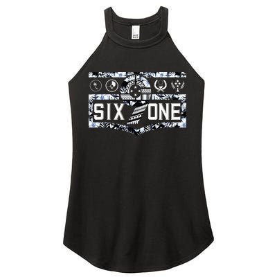 Micronesia 691 Pohnpei Chuuk Yap Kosrae Women's Perfect Tri Rocker Tank