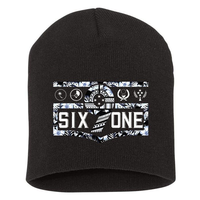 Micronesia 691 Pohnpei Chuuk Yap Kosrae Short Acrylic Beanie