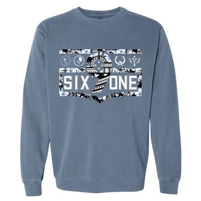 Micronesia 691 Pohnpei Chuuk Yap Kosrae Garment-Dyed Sweatshirt