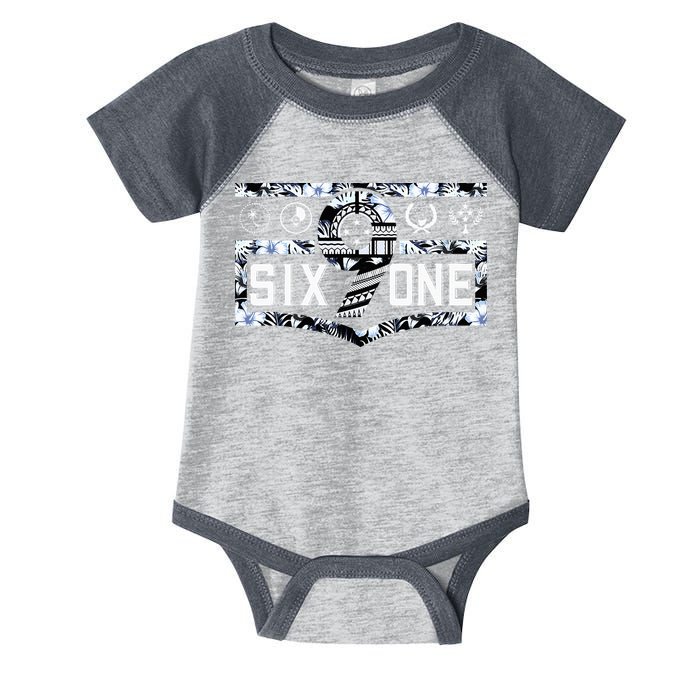 Micronesia 691 Pohnpei Chuuk Yap Kosrae Infant Baby Jersey Bodysuit