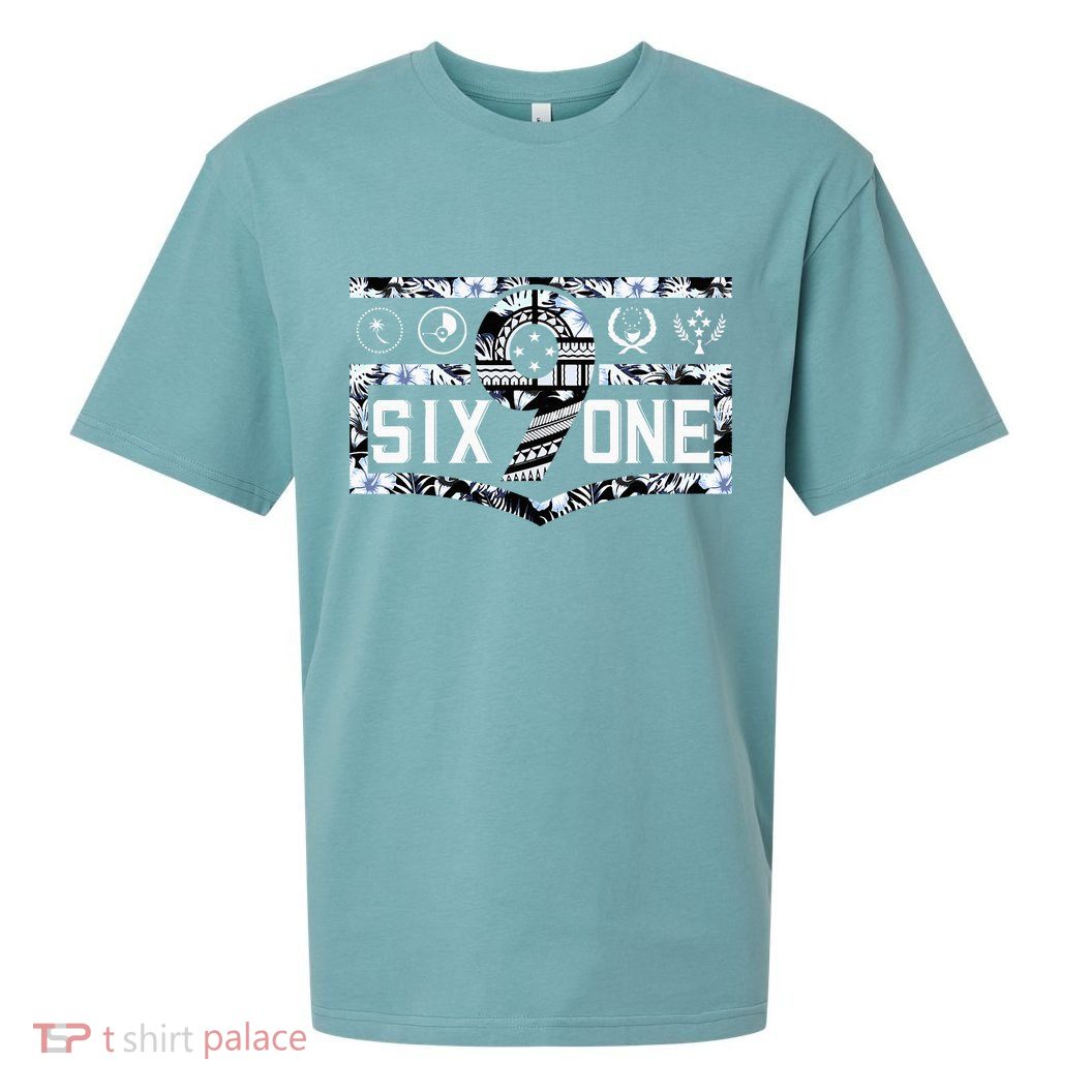 Micronesia 691 Pohnpei Chuuk Yap Kosrae Sueded Cloud Jersey T-Shirt