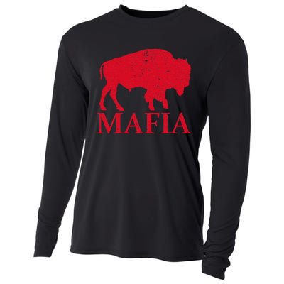 Mafia 716 Buffalo New York Bflo Wny Sport Cooling Performance Long Sleeve Crew