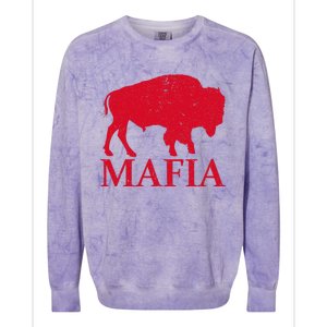 Mafia 716 Buffalo New York Bflo Wny Sport Colorblast Crewneck Sweatshirt