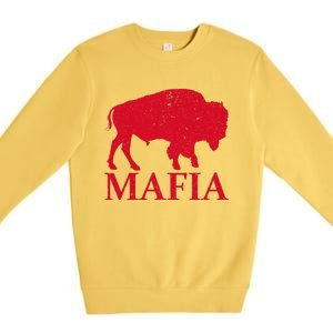 Mafia 716 Buffalo New York Bflo Wny Sport Premium Crewneck Sweatshirt