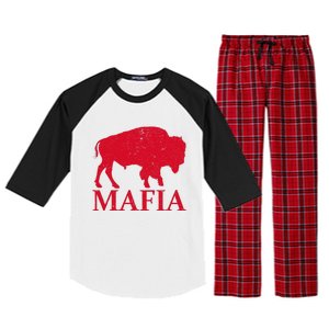 Mafia 716 Buffalo New York Bflo Wny Sport Raglan Sleeve Pajama Set