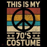 My 70s Costume 70 Style Peace Hippie 70's Disco 1970s Outfit Premium T-Shirt