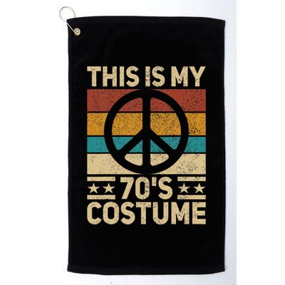 My 70s Costume 70 Style Peace Hippie 70's Disco 1970s Outfit Golf Towel