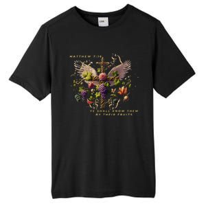 Mathew 7:16 Ye Shall Know Them By Their Fruits Tall Fusion ChromaSoft Performance T-Shirt