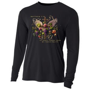 Mathew 7:16 Ye Shall Know Them By Their Fruits Cooling Performance Long Sleeve Crew