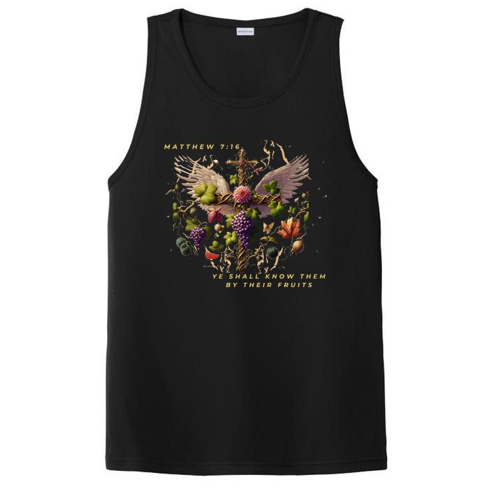 Mathew 7:16 Ye Shall Know Them By Their Fruits PosiCharge Competitor Tank