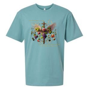 Mathew 7:16 Ye Shall Know Them By Their Fruits Sueded Cloud Jersey T-Shirt