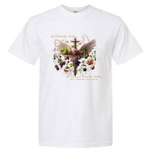 Mathew 7:16 Ye Shall Know Them By Their Fruits Garment-Dyed Heavyweight T-Shirt