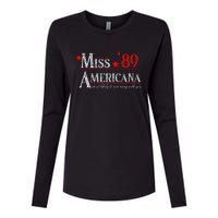 Miss 89 Americana Most Likely To Run Away With You Womens Cotton Relaxed Long Sleeve T-Shirt