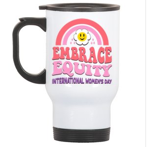 March 8 International Day Embrace Equity Gift Stainless Steel Travel Mug