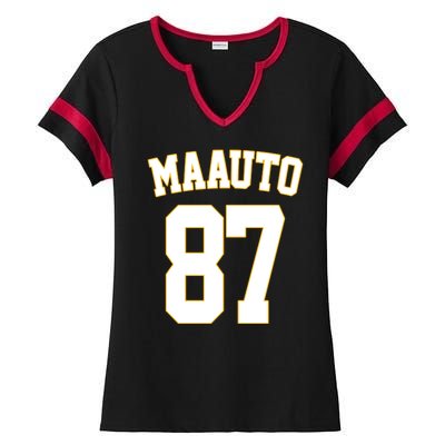 Maauto 87 Ladies Halftime Notch Neck Tee