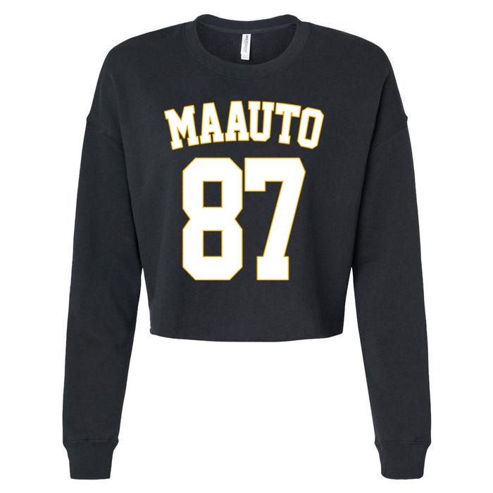 Maauto 87 Cropped Pullover Crew
