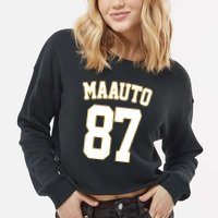 Maauto 87 Cropped Pullover Crew