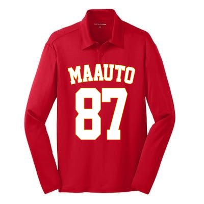 Maauto 87 Silk Touch Performance Long Sleeve Polo