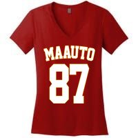 Maauto 87 Women's V-Neck T-Shirt
