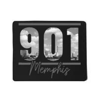 Memphis 901 Area Code Skyline Tennessee Vintage Mousepad