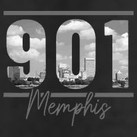 Memphis 901 Area Code Skyline Tennessee Vintage Beanie