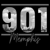 Memphis 901 Area Code Skyline Tennessee Vintage Baby Bodysuit