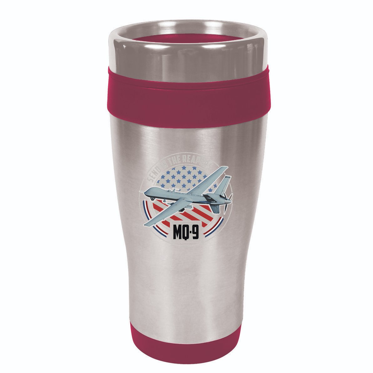 Mq 9 Reaper Uav Us Military Drone Us Patriot 16oz Travel Tumbler