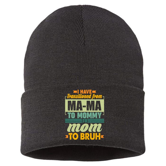 Ma-ma To Mommy To Mom To Bruh Sustainable Knit Beanie