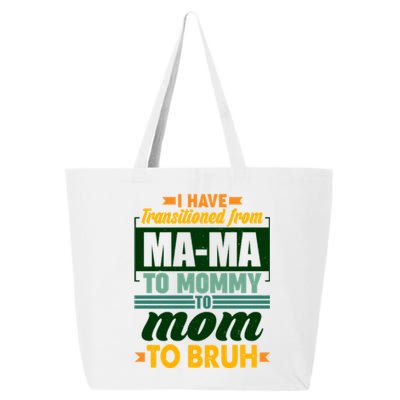 Ma-ma To Mommy To Mom To Bruh 25L Jumbo Tote