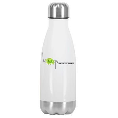 Mental Awareness 12 Step Recovery Tal Health Matters Funny Gift Stainless Steel Insulated Water Bottle