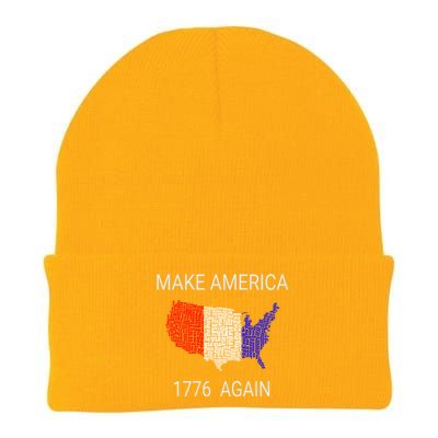 Make America 1776 Again Constitution Freedom Usa Gift Meaningful Gift Knit Cap Winter Beanie