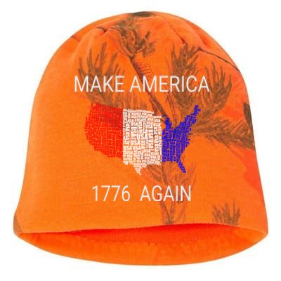 Make America 1776 Again Constitution Freedom Usa Gift Meaningful Gift Kati - Camo Knit Beanie