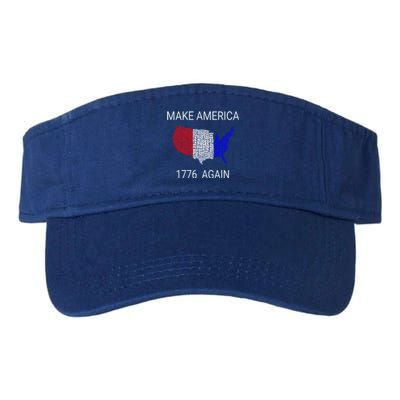 Make America 1776 Again Constitution Freedom Usa Gift Meaningful Gift Valucap Bio-Washed Visor