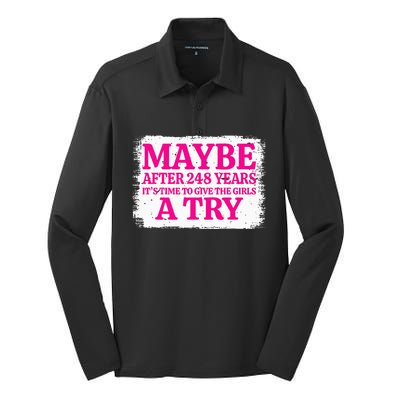 Maybe After 248 Years ItS The Time To Give A Try Silk Touch Performance Long Sleeve Polo