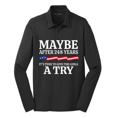 Maybe After 248 Years Its The Time To Give A Try Silk Touch Performance Long Sleeve Polo