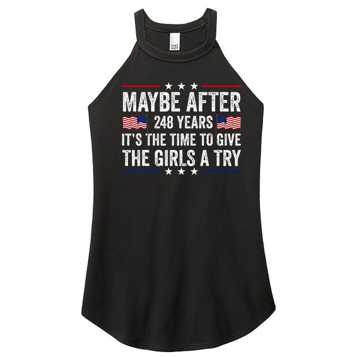 Maybe After 248 Years ItS The Time To Give A Try Women’s Perfect Tri Rocker Tank