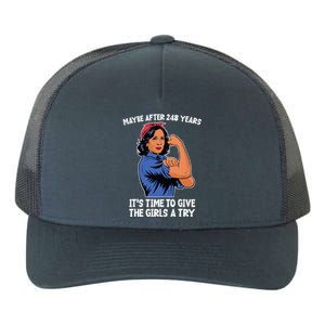 Maybe After 248 Years Its Time To Give The A Try Yupoong Adult 5-Panel Trucker Hat