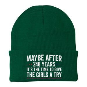 Maybe After 248 Years ItS The Time To Give The Girl A Try Knit Cap Winter Beanie