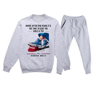 Maybe After 248 Years ItS The Time To Give The A Try Premium Crewneck Sweatsuit Set