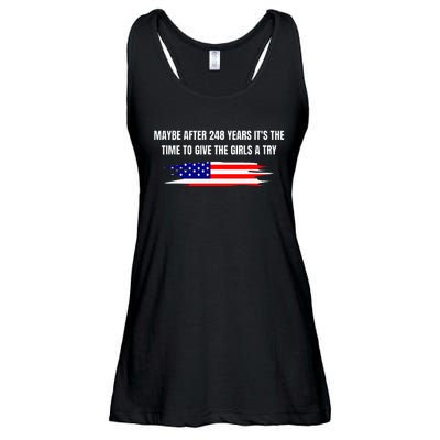 Maybe After 248 Years ItS The Time To Give The A Try Ladies Essential Flowy Tank