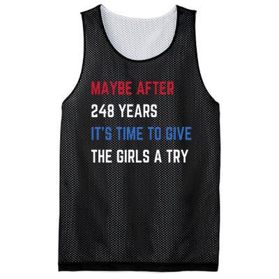 Maybe After 248 Years ItS Time To Give The A Try Mesh Reversible Basketball Jersey Tank