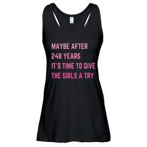 Maybe After 248 Years ItS Time To Give The A Try Ladies Essential Flowy Tank