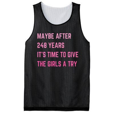 Maybe After 248 Years ItS Time To Give The A Try Mesh Reversible Basketball Jersey Tank