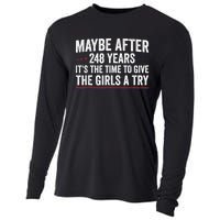 Maybe After 248 Years ItS The Time To Give The Girl Cooling Performance Long Sleeve Crew